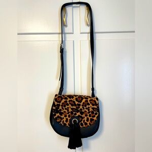 Kate Spade leather leopard crossbody purse